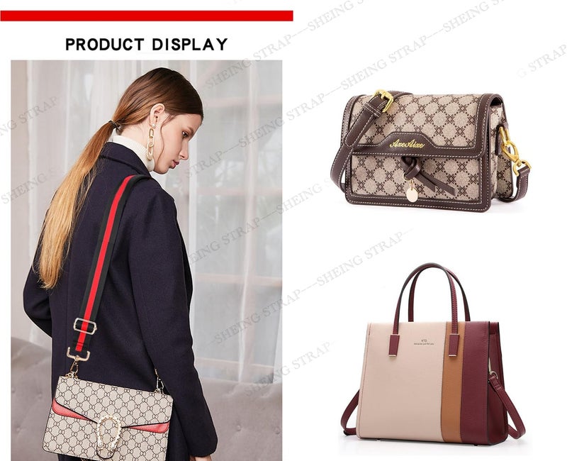 Shein Purse Strap Replacement Crossbody Handbag Shoulder Strap Adjustable - Image 2